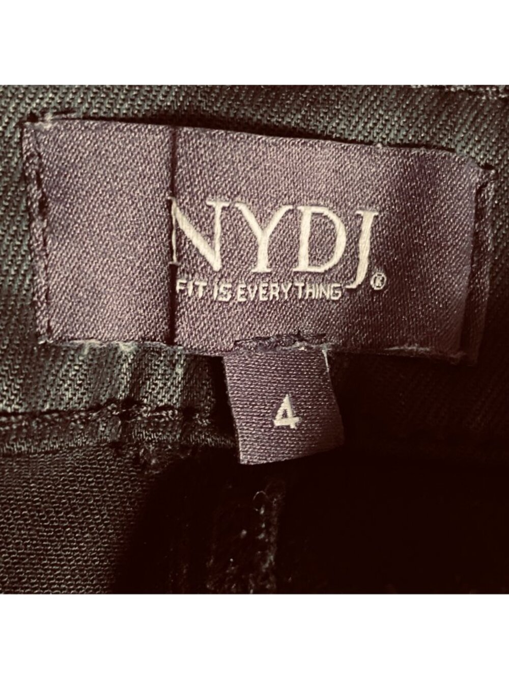 NYDJ Not Your Daughters Jeans Size 4 Black Ami Skinny Legging Stretch Lift Tuck - Picture 8 of 14